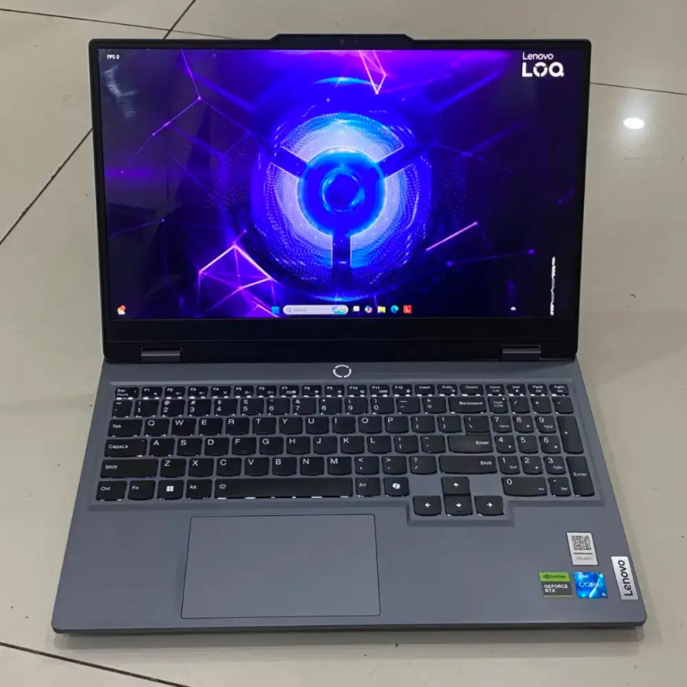 Laptop Lenovo LOQ 15 i5 Gen 12 RTX 3050 6 GB RAM 16/512 GB