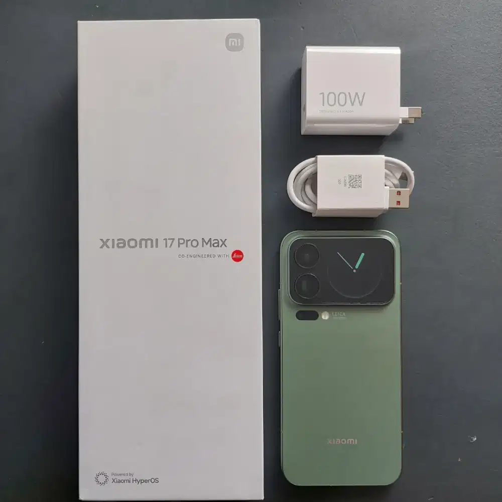 XIAOMI 17 PRO MAX 16/512GB GREEN GARANSI INTER