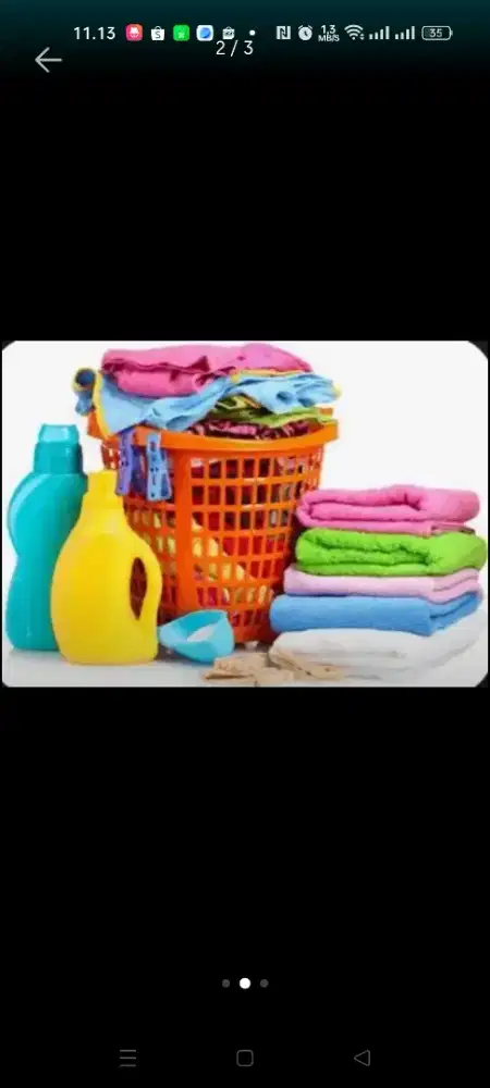 Usaha laundry di