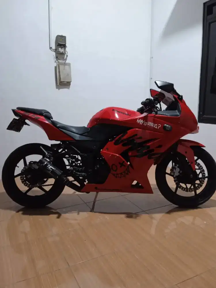 Ninja 250 karbu merah originl