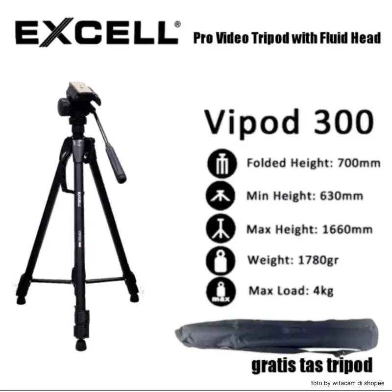 Tripod Excell Vipod 300