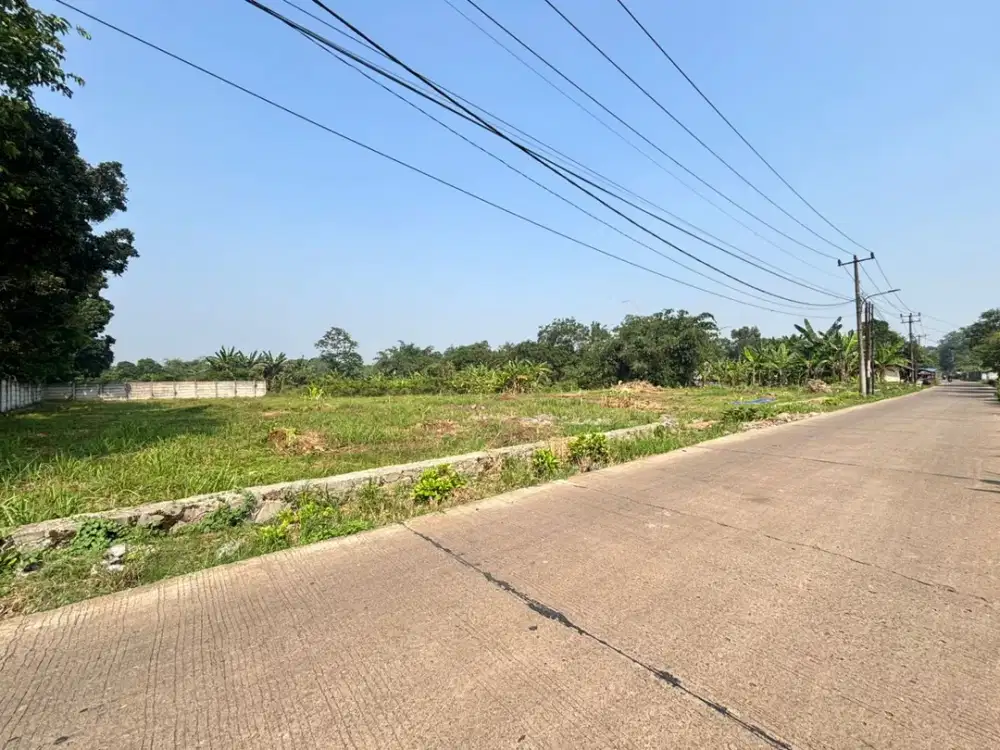 Dijual Tanah Kavling Strategis Tepi Jalan, 10 Menit ke HIERA BSD