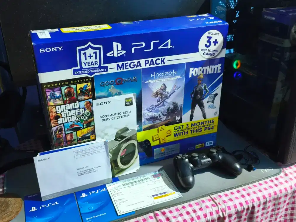 PS4 Slim 1TB CUH-2218B Sony Indonesia resmi fullset !!!