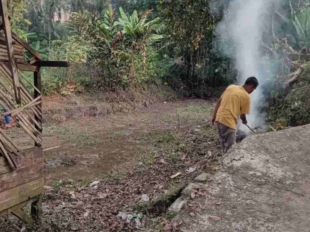 Dijual Tanah dekat pinggir jln desa di Cibung bulang ada empang