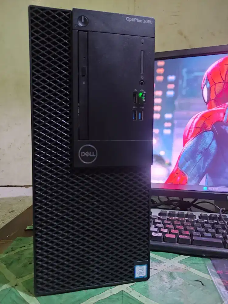 PC Dell OptiPlex Core i5 Gen 8 RAM 8GB SSD 256GB+HDD 500GB, Bergaransi