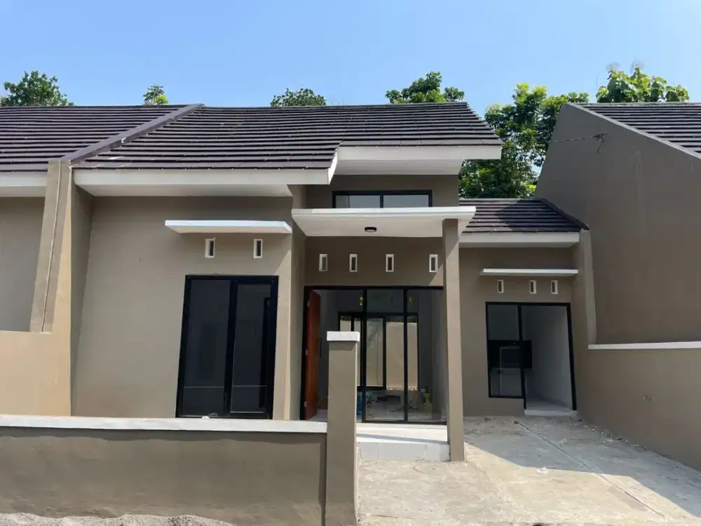 Cuma 250m ke Jl Raya Kebon Agung! Rumah Klaster Sleman Barat 390 Jt SHM