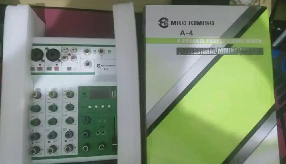 Dijual cepat Mixer dan sound card audio V8 - MKC KIMISO