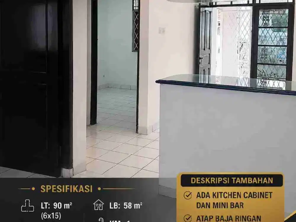 SEWA Rumah Idaman lebar 6 di Metland Menteng Lokasi Strategis dan Akses Mudah Kemana Saja