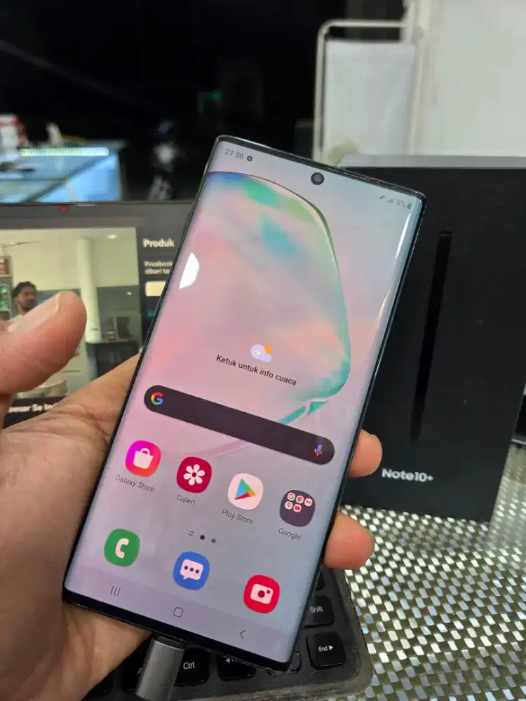 Samsung note 10 plus 12/512GB shadow tipis fullset