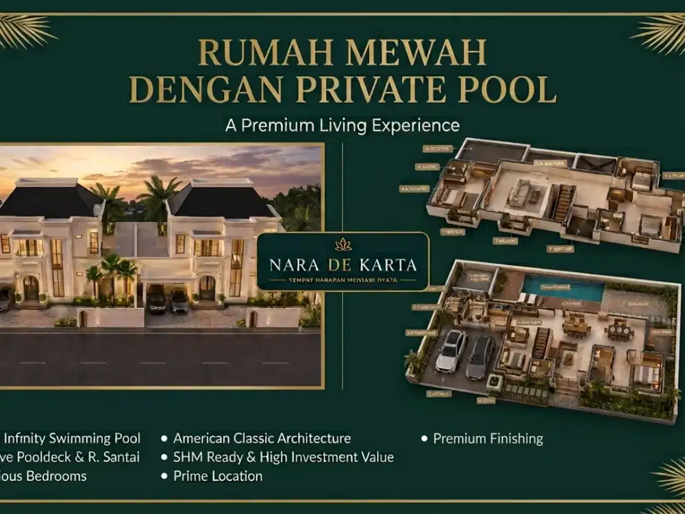 Rumah Super Mewah 2 Lantai Bonus Potongan Harga 200 Juta Dekat Kampus UGM