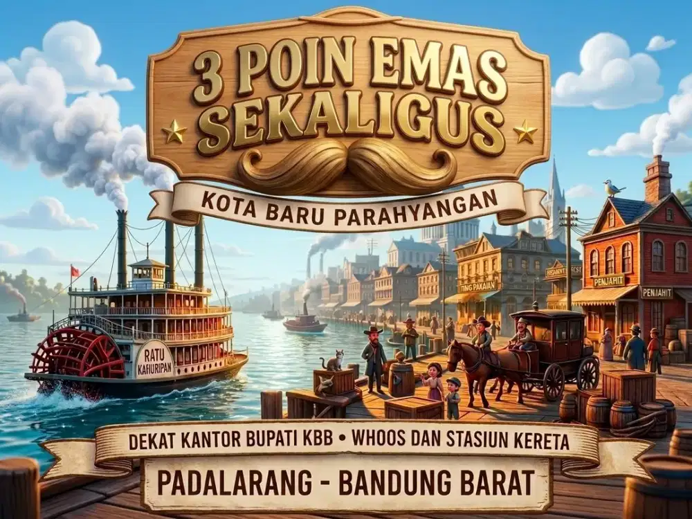 JUAL TANAH DI NGAMPRAH, PADALARANG, KOTA BARU PARAHYANGAN, BANDUNG BARAT.