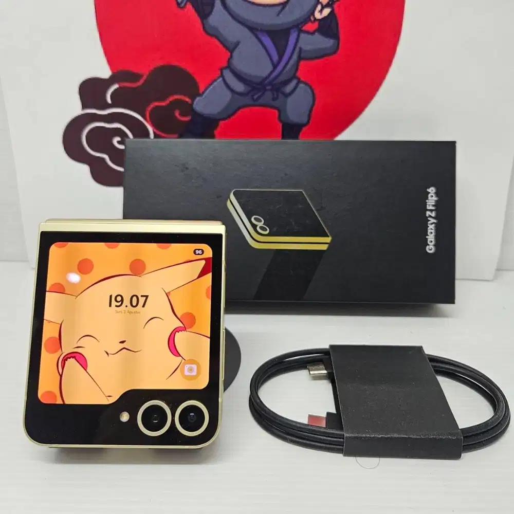 Sasmung Galaxy Z Flip 6 Yellow 12/256 Fullset No Minus