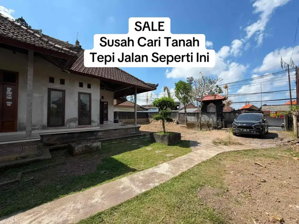 SALE Tanah Hook Jalan Raya Tangeb 425 m²