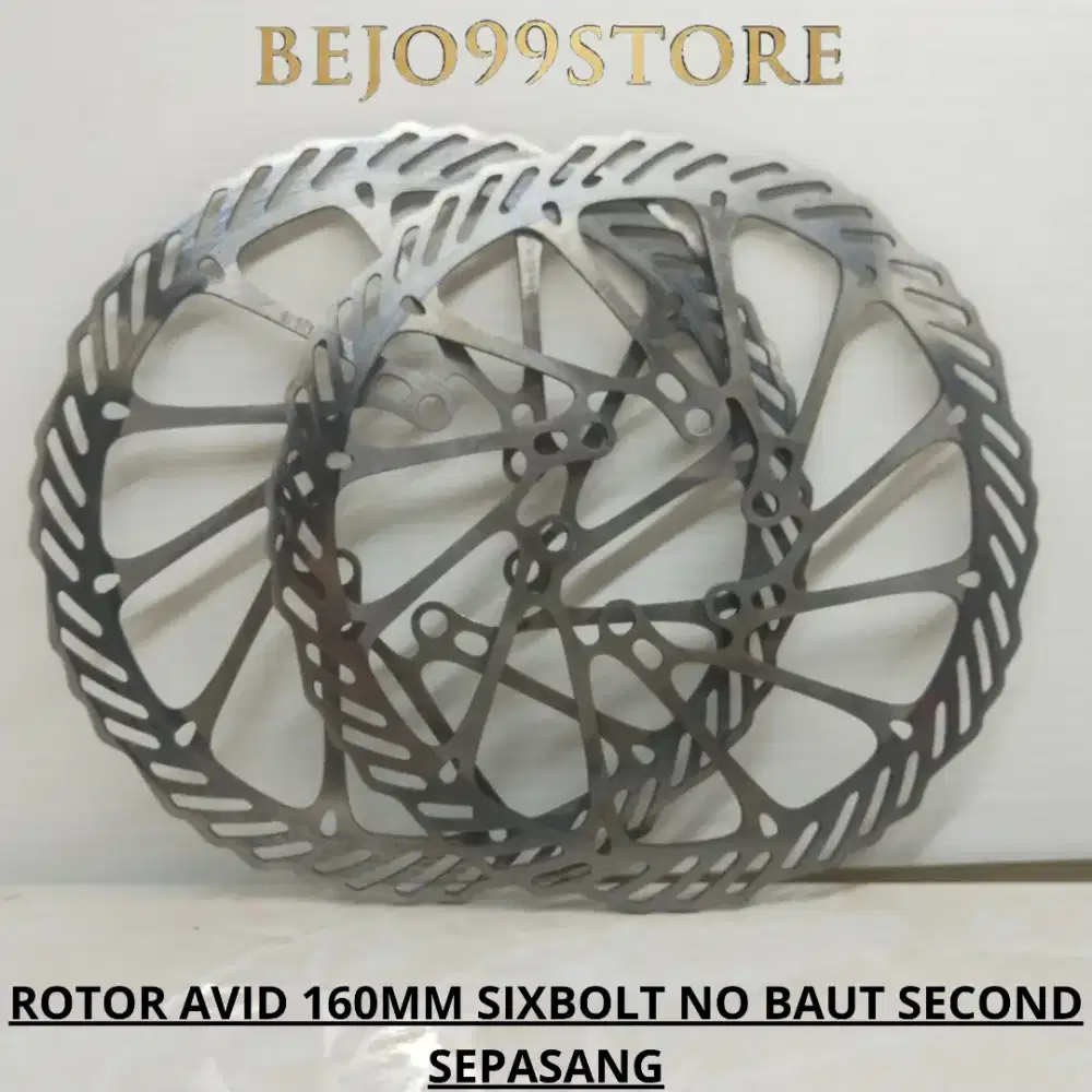 ROTOR AVID 160MM SIXBOLT NO BAUT SECOND