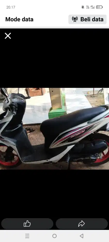 Spacy body mesin bagus tarikan enteng