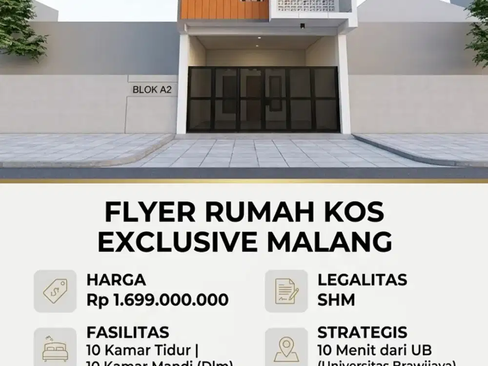 INVESTASI PROPERTI PALING CUAN DI SOEKARNO HATTA MALANG!