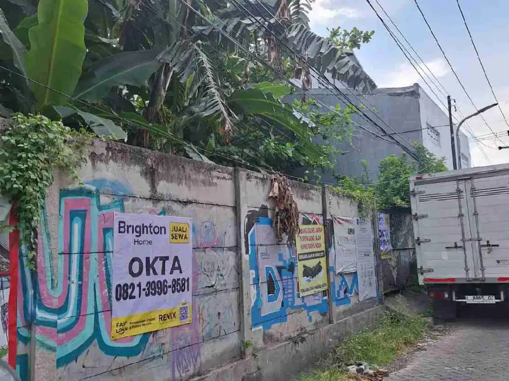 TANAH KAPAS MADYA INDAH. LOKASI STRATEGIS. COCOK DIBANGUN RUMAH/GUDANG