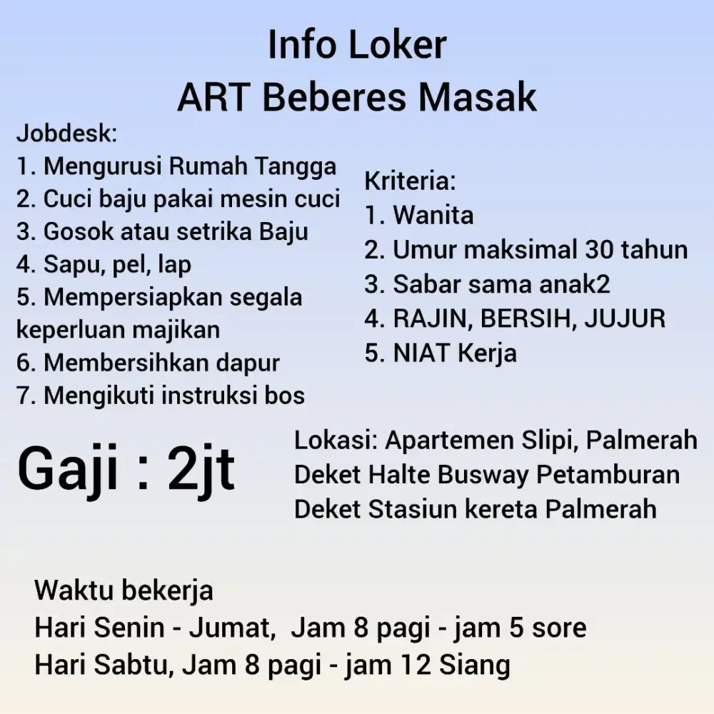 ART Beberes Masak