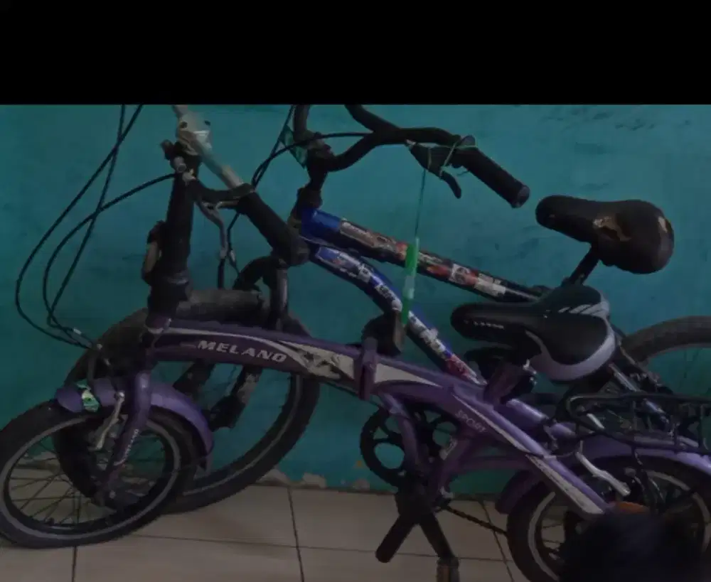 Sepeda lipat ukuran 16 merk Milano speed 6