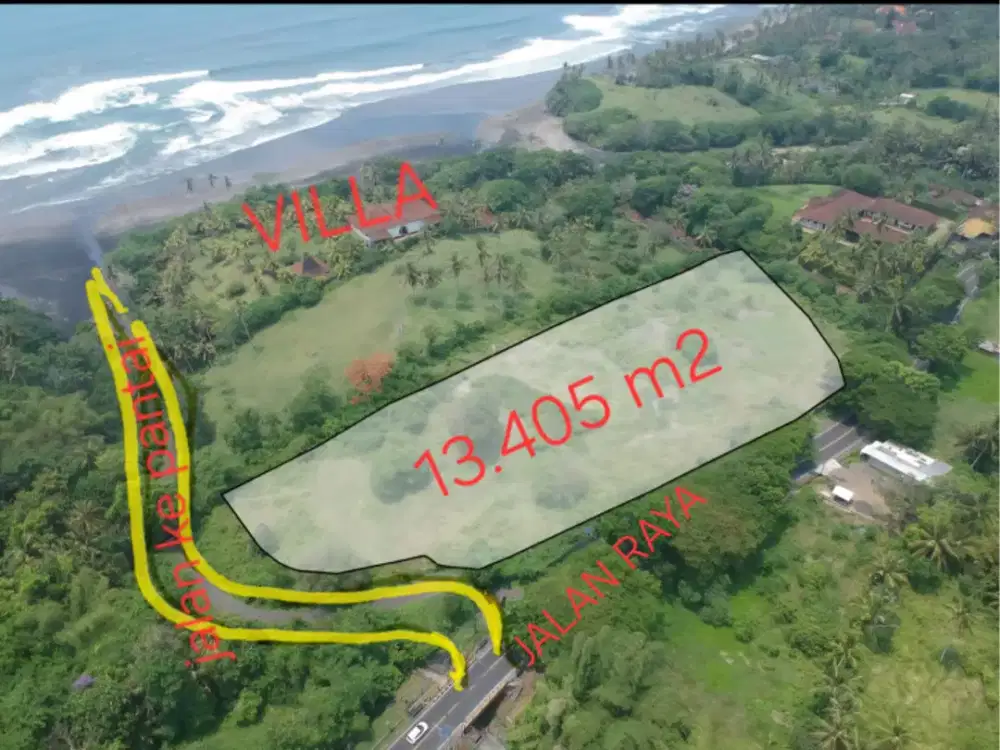 Tanah Dekat Pantai Bonian Tabanan