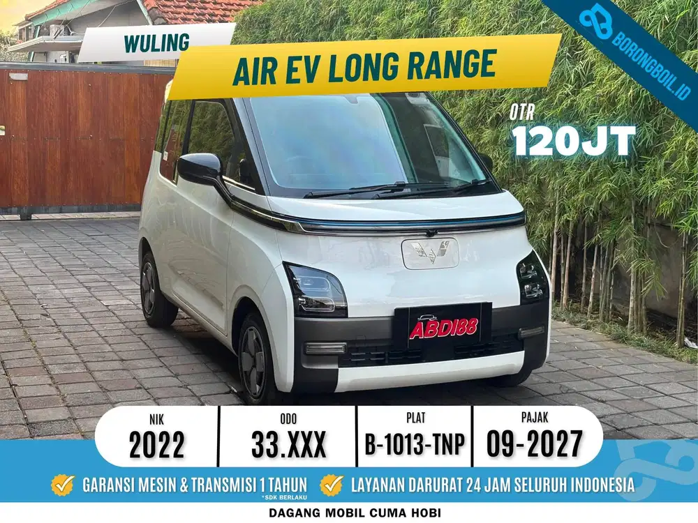 Wuling Air EV 2022 Automatic Mobil Listrik Low KM Bali FULL ELECTRIC
