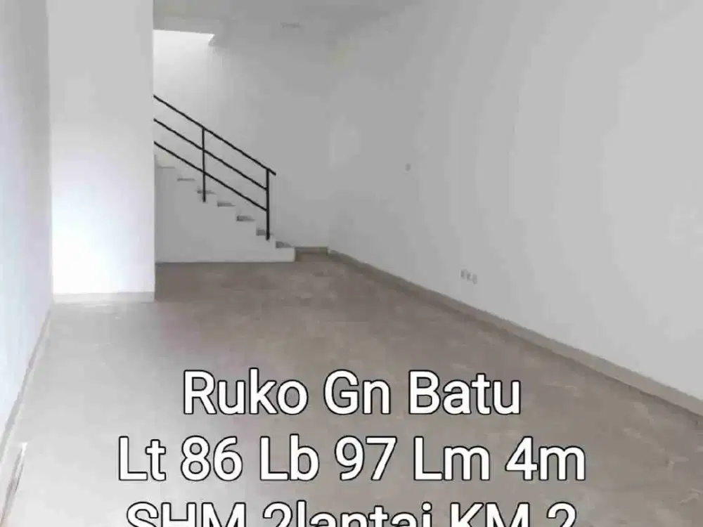 Ruko Gunung Batu Strategis dan ramai