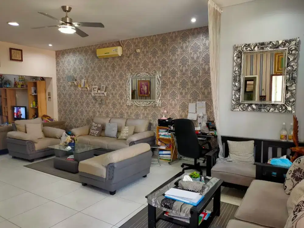 Rumah Full Furnished Cluster Alamanda JGC – 3+1 KT, Siap AJB, Harga Rp2,3 M Nego