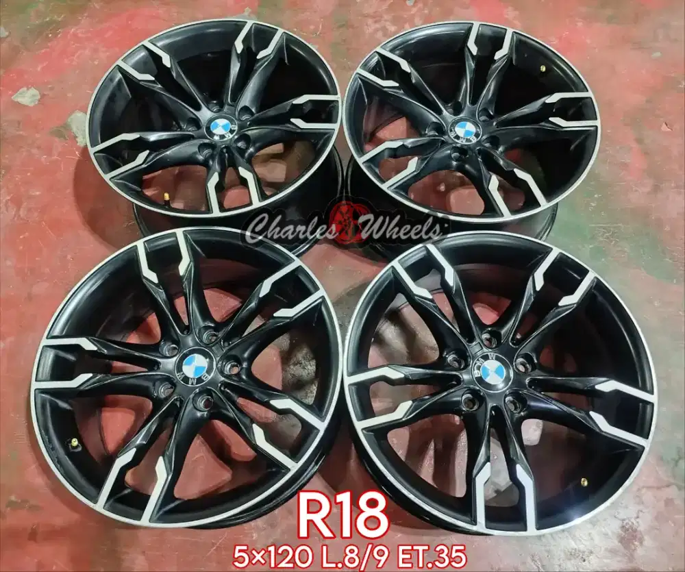 Jual velg bmw r18 5x120 f30 f10 e46 e90 dll