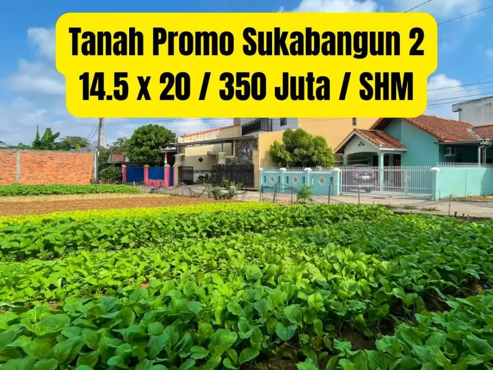 TANAH SUKABANGUN 2 KOTA PALEMBANG SHM