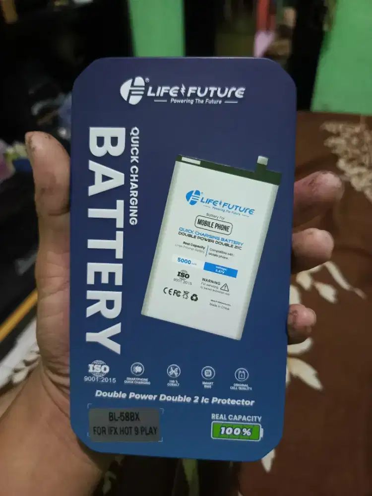 Baterai infinix Hot 9 Play, Hot 12 Play