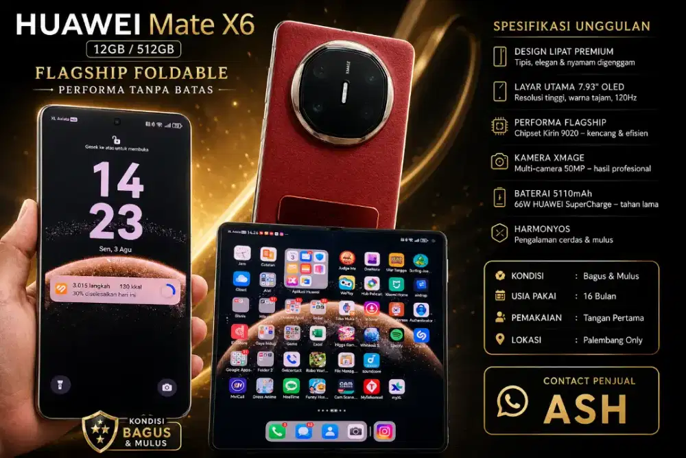 Dijual !!! Huawei Mate X6 (second)