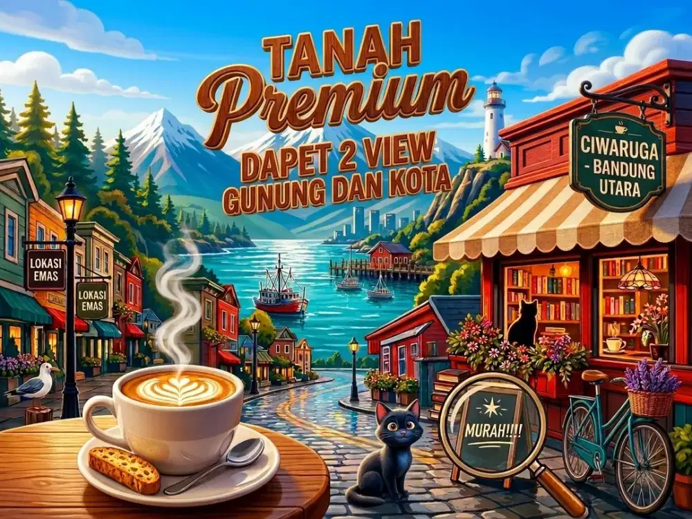 JUAL TANAH DI CIWARUGA, GEGERKALONG, BANDUNG UTARA.