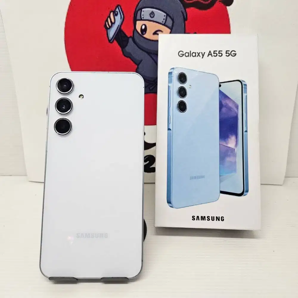Samsung Galaxy A55 Icyblue 8/256 Fullset Like New
