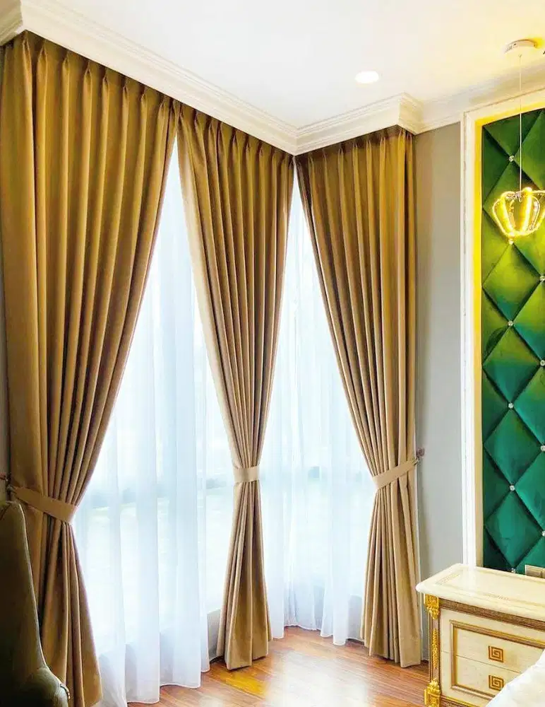 Jual gorden jendela model terbaru gorden pintu blackout gorden kantor
