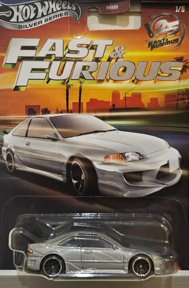 Hot Wheels Fast Furious 1993 Honda Civic Coupe EJ1