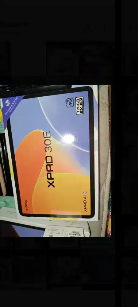 Tablet infinix XPAD 30e 4/128 bisa kartu SIM card sinyal 4G LTE
