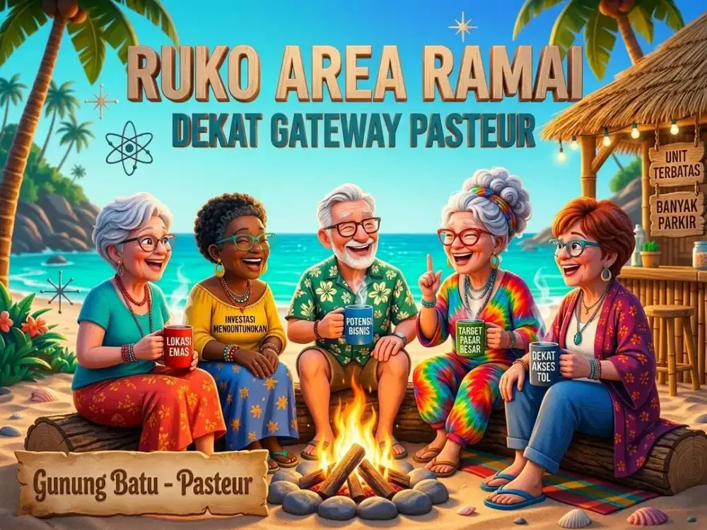 JUAL SEWA RUKO DI GUNUNG BATU, PASTEUR, CICENDO, BANDUNG KOTA.