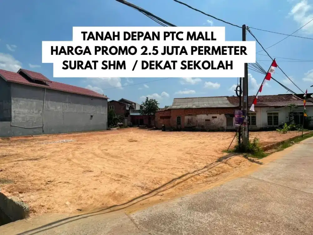 TANAH DEPAN PTC MALL PALEMBANG