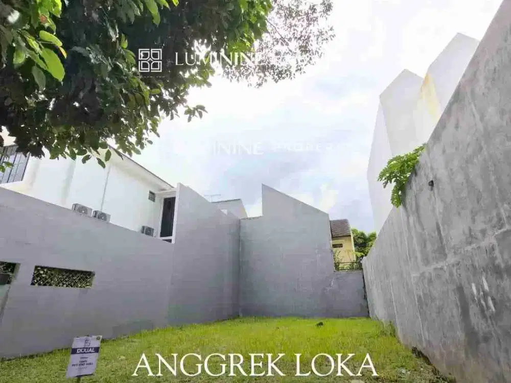 DIJUAL KAVLING SIAP BANGUN DI ANGGREK LOKA-BSD, TANGSEL