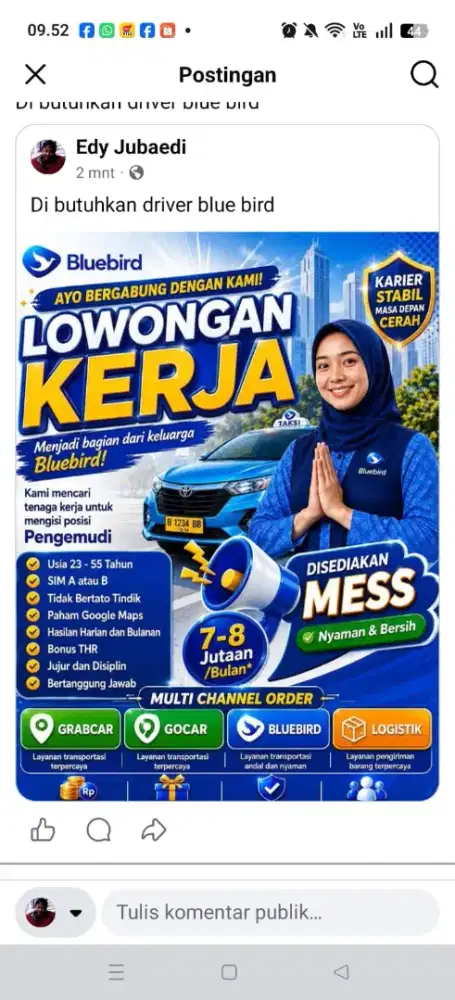 Lowongan driver