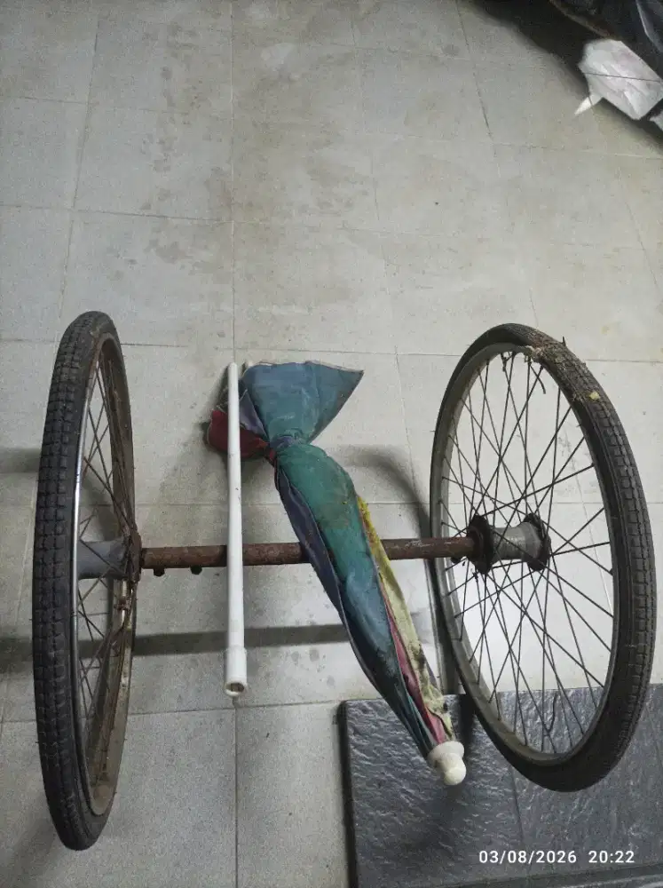 Roda gerobak sepaket
