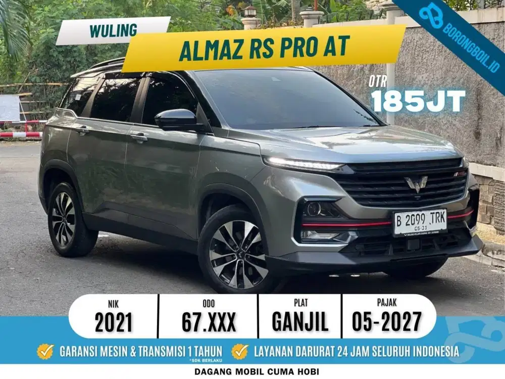 DP MULAI 5JT Wuling Almaz RS PRO AT 2021