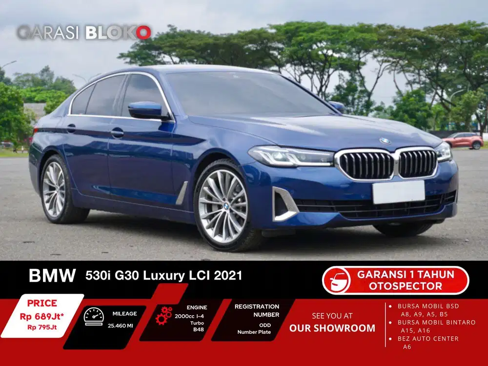 BMW 530i G30  Facelift LCI 2021