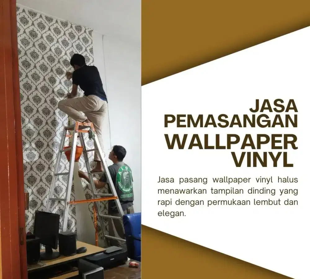 Jasa pasang wallpaper dan vinyl