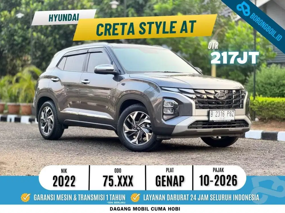 UNIT GRESSS Hyundai Creta Style AT 2022