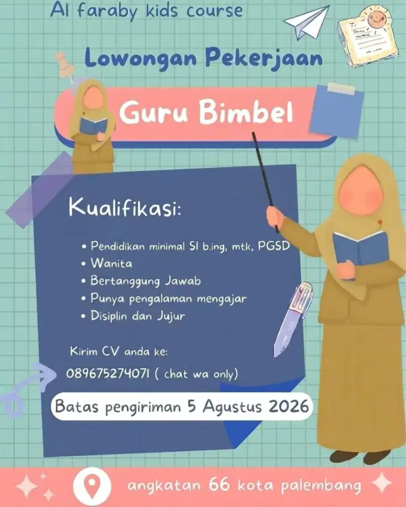 Guru bimbel yang berpengalaman