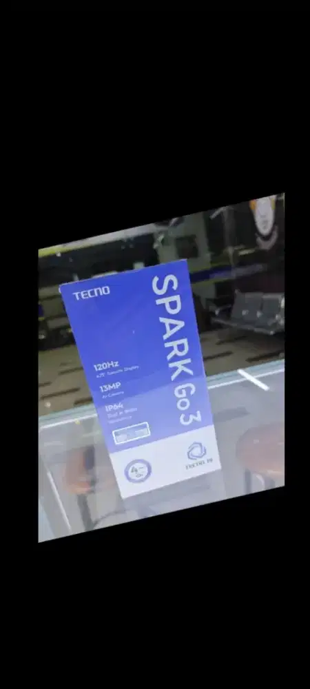 Tecno spark go 3 4/128 dan64gb garansi resmi