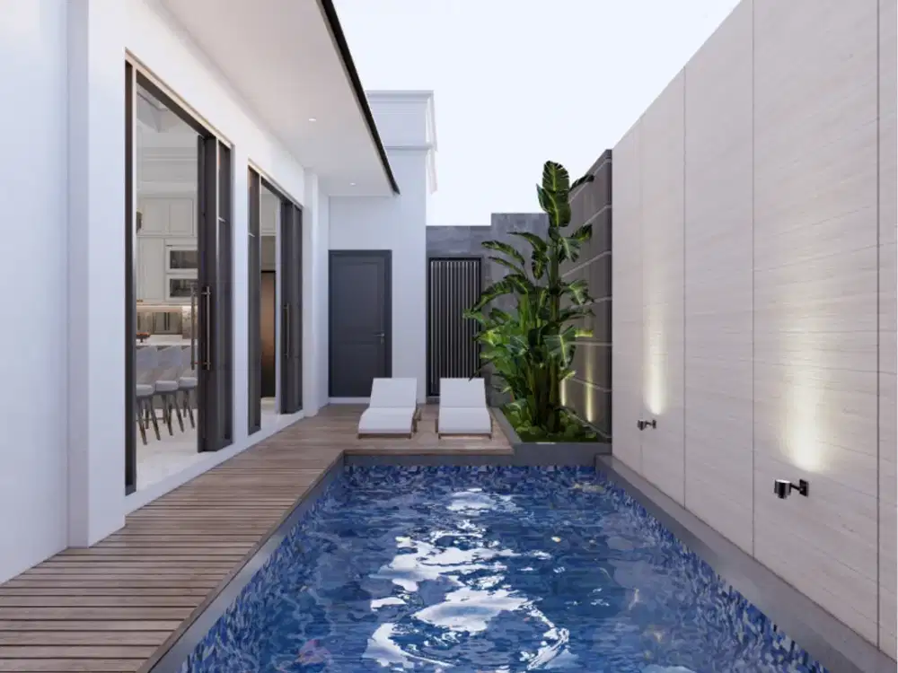Jual Rumah Mewah Private Pool Godean SHM dekat Tugu Jogja