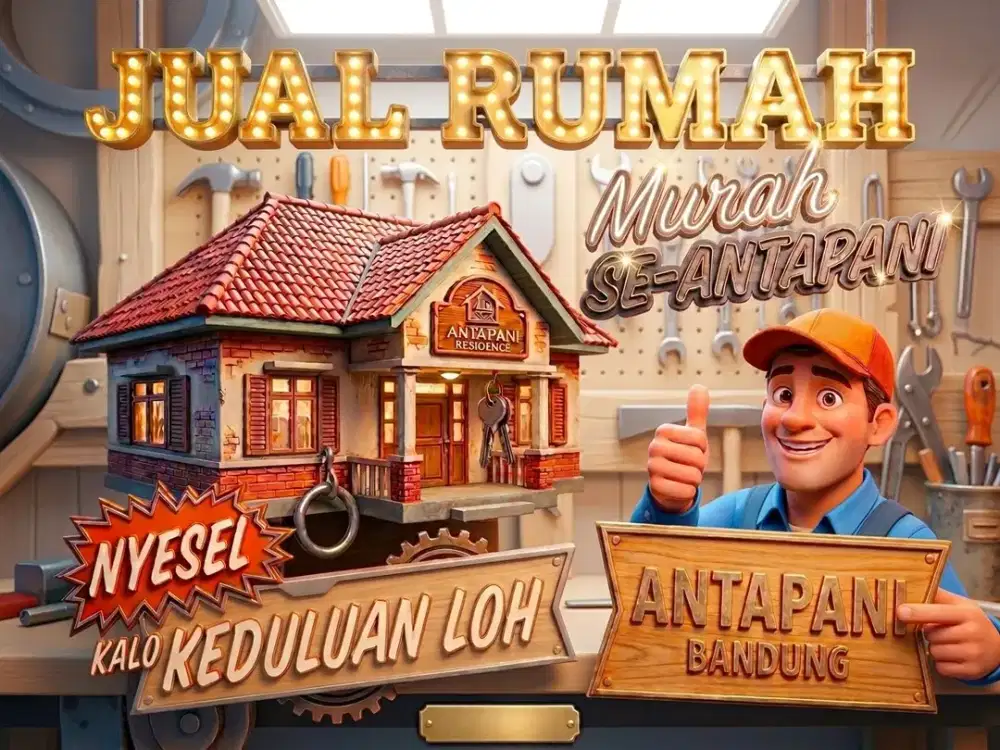 JUAL RUMAH DI ANTAPANI, ARCAMANIK, BANDUNG KOTA.