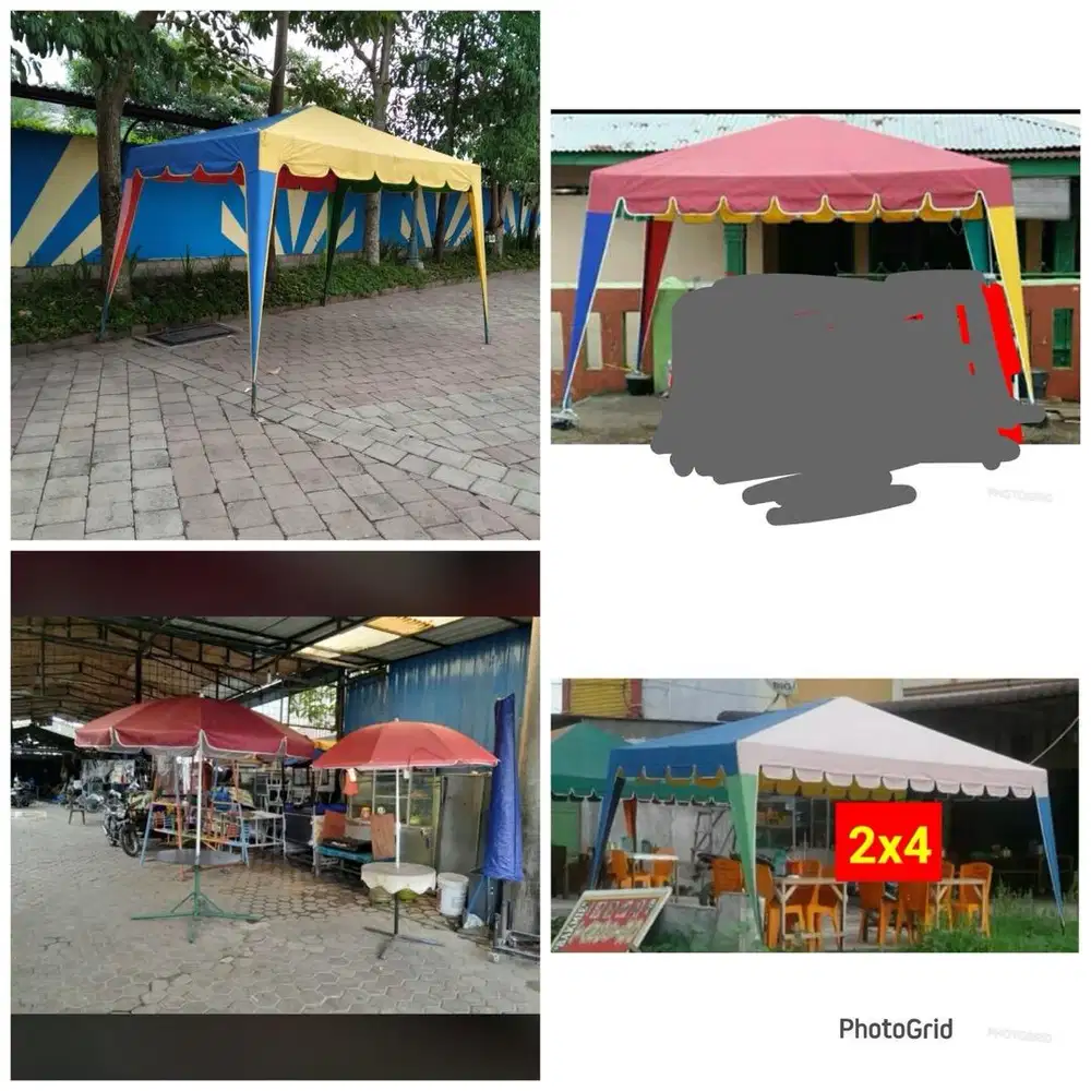 Tenda kafe dan tenda payung (bs antr skitr medan)